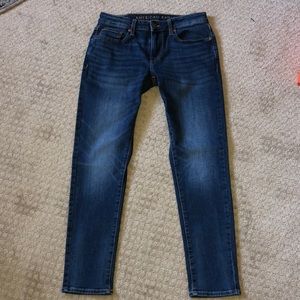 EUC mens American eagle stretch jeans size 30x30 flex skinny dark wash